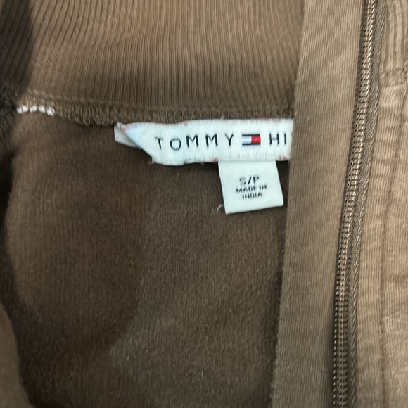 tommy Hilfiger brown sm zip up - Picture 2 of 2